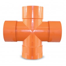 Emerald Sanitary Cross Tee 4in (110mm)